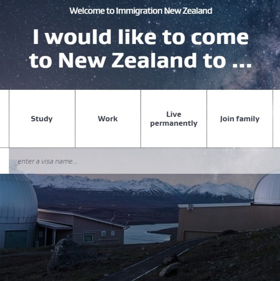 سایت رسمی مهاجرت به نیوزلند